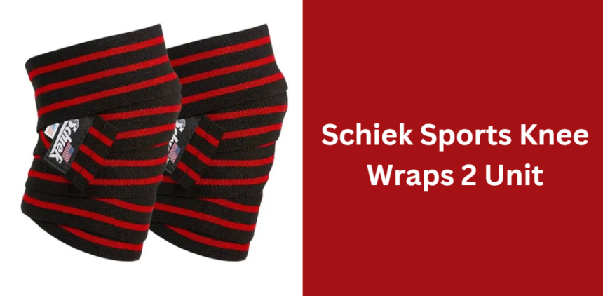 Schiek Sports Knee Wraps 2 Unit