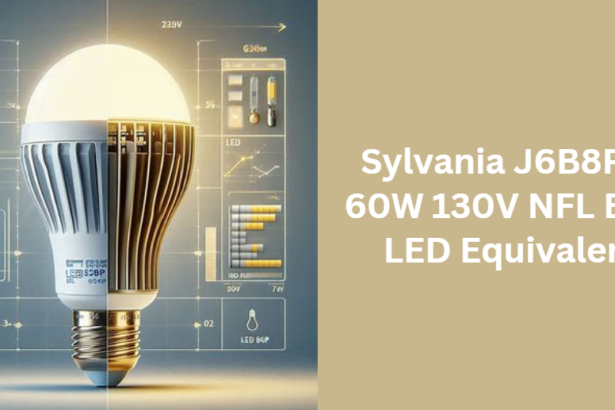 Sylvania J6B8P16 60W 130V NFL Bulb LED Equivalent