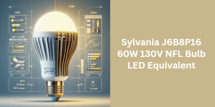 Sylvania J6B8P16 60W 130V NFL Bulb LED Equivalent